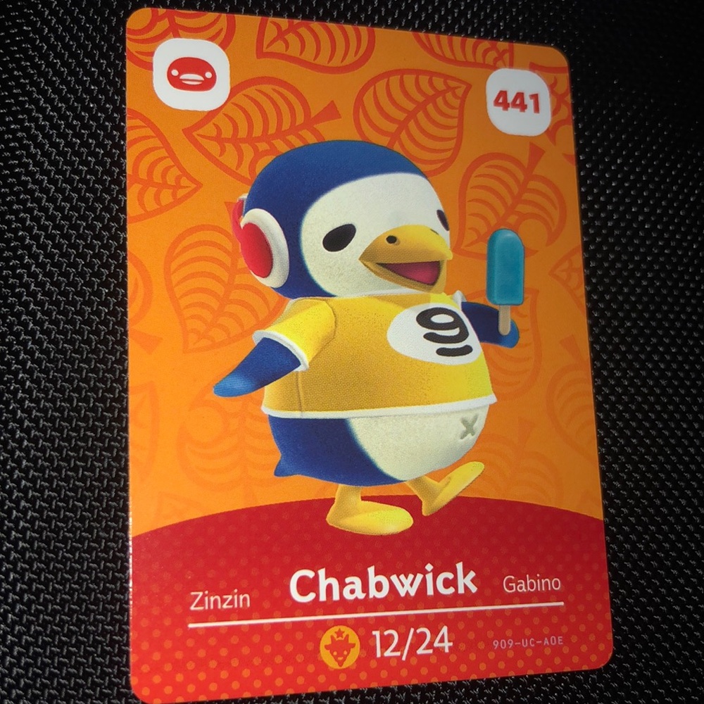 Animal Crossing amiibo - Chabwick - card 441